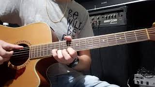 Your words - Third day / Guitar chords + melody with Pad