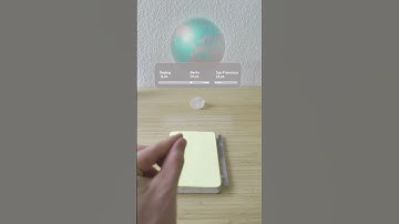 AR UI Concept: Time Zone App  #augmentedreality #arglasses #concept