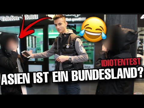 Idiotentest In Hannover Asien Ist Ein Bundesland Youtube