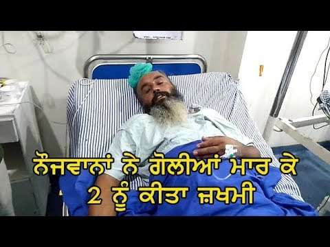 Two injured in firing - ਪੁਲਿਸ ਵੱਲੋਂ ਹਮਲਾਵਰਾਂ ਖ਼ਿਲਾਫ਼ ਮਾਮਲਾ ਦਰਜ