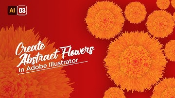 How to Create Abstract Flowers in Adobe illustrator | Learn in just 2 minutes| Illustrator Tutorials
