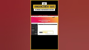 Use Announcement Bars To Engage Your Website Visitors