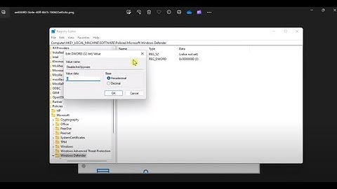 [SOLVED] Fix "Unexpected Error" in Windows Defender (Windows 10 & 11)
