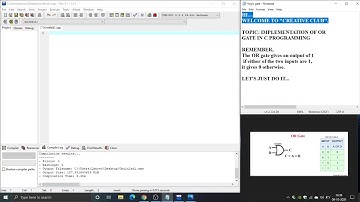 IMPLEMENTATION OF OR GATE ON C PROGRAMMING