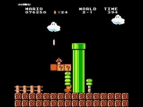 Play NES Super Mario Bros. (World) [Hack by Bash v1.0] (~Super Mario Bash.)  Online in your browser 