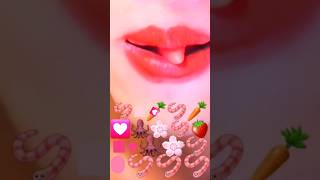 asmr eating อาหารสีชมพู Pink Food #กินตามอิโมจิ #emojichallenge #asmrsounds #pink #สีชมพู