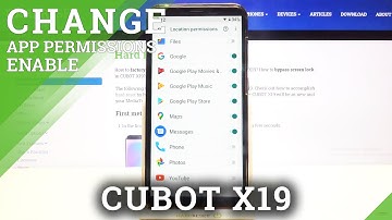 Manage App Permissions - CUBOT X19 & Apps Settings
