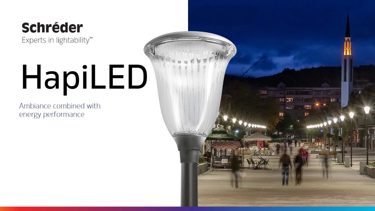 HapiLED: decorative urban lighting solution to create ambiance in the city | Schréder