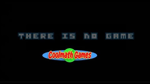 a bad speedrun on there is no game (coolmath%)