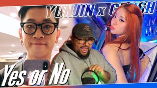 GroovyRoom ft. YUNJIN & Crush 'Yes or No' REACTION | ANGEL HUH YUNJIN 😍