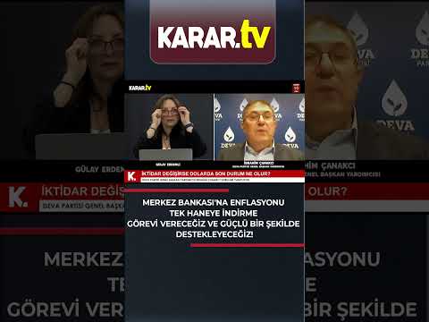 Çanakcı: Merkez Bankası'na enflasyonu tek haneye indirme görevi vereceğiz ve destekleyeceğiz #shorts