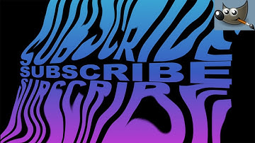 Create a Melting Text Effect in Gimp