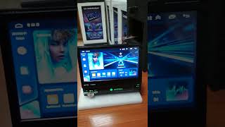 Магнитола Android с выдвижным экраном
