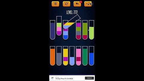 Water Sort Puzzle - Color Liquid Sorting Game Level 777 Solution