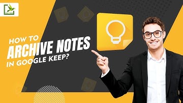 How Archive Notes  in google keep?