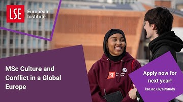 MSc Culture and Conflict in a Global Europe
