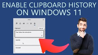 how to enable clipboard history in windows 11?