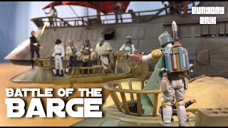 Haslab Jabba's Sail Barge Khetanna Battle Recreation Hasbro Star Wars 3 3/4''action figures