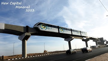 The New Capital Monorail Getting Ready to open to public || مونوريل العاصمة