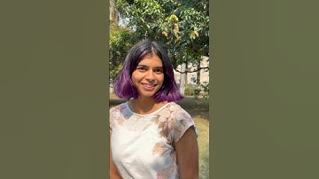 Wandering in Kurukshetra university with my purple hair 💜🦄 #yogafitness#university#kurukshetra