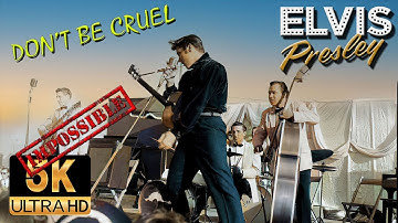 Elvis Presley AI 5K Colorized / Hard Restore - Don
