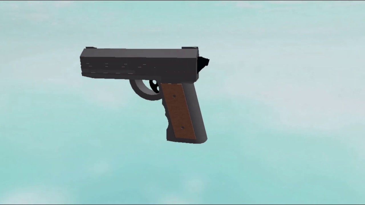 Roblox Making A Gun Model For A Game 1 Youtube - nocol guns roblox