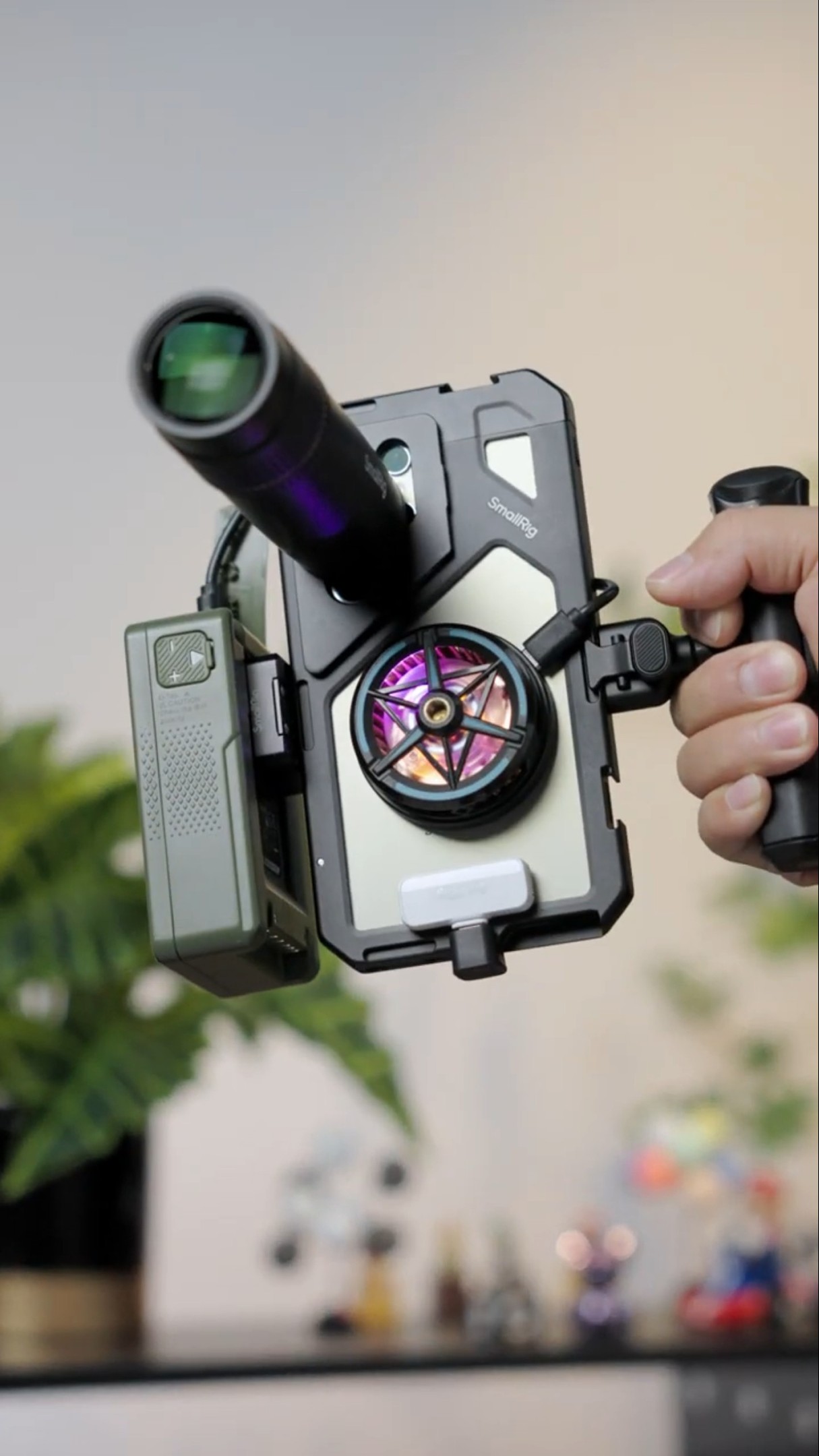 Samsung mobile phone professional shooting kit Samsung mobile phone Smoger V-mount battery #shorts