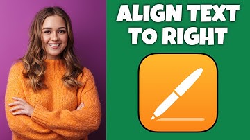 How To Align Text To The Right In Pages | Step By Step Guide - Pages Tutorial