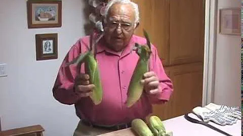 Shucking Corn - Clean Ears Every Time No Music 2