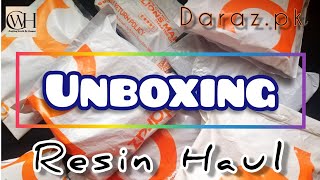 Unboxing Daraz Parcels Resin Haul Silicon Molds Part 1
