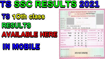 how to check ts ssc results 2021 || how to check ts 10th result 2021 || 10th class result 2021