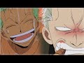 Smoker saved by zoro and gets embarrassed  one piece moments