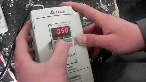 Hướng dẫn cài đặt biến tần Delta VFD-M