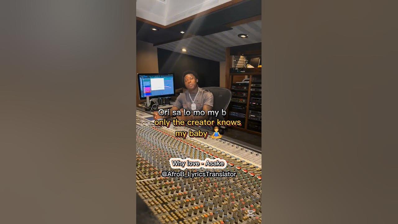 Asake - Why Love snippet.            #lyrics #afrobeats #music #lyricsvideo #asake #newmusic #alt