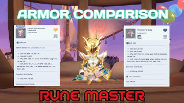 Ancient Equipment DMG Comparison | Armor for Runemaster | Ragnarok M: Eternal Love