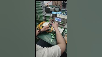 FTTH Fiber Optic Adapter test practical demonstration video