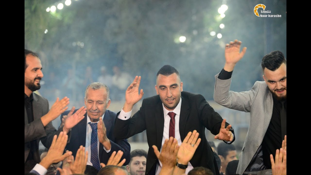 استقبال حريقة للفنان طارق ابو عليا -العريس رأفت كتانة