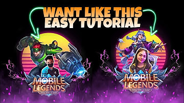 Creat Like This MlBB Avatar Photo  Using Picsart utorial