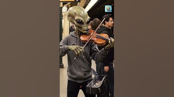 Alien Plays Violin in Subway – Humans Are Stunned 🎻👽