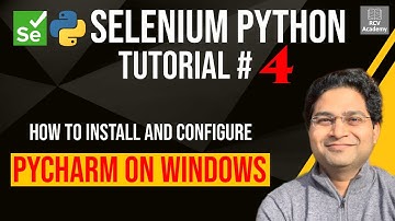 Selenium Python Tutorial #4 - How to Install Pycharm on Windows