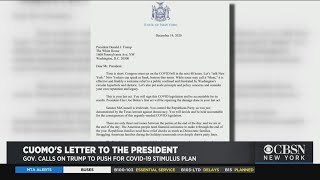 Gov. Andrew Cuomo Calls On President Trump To Push For COVID-19 Stimulus Plan