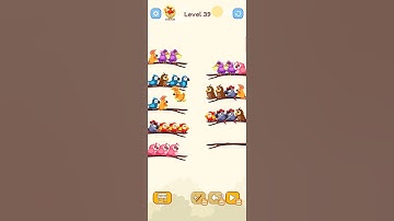 Bird Sort Colour GAMEPLAY LEVEL 39🔥Subscribe Channel@8-Bit games🔥