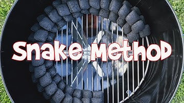 How to set up a snake method in a Weber Kettle