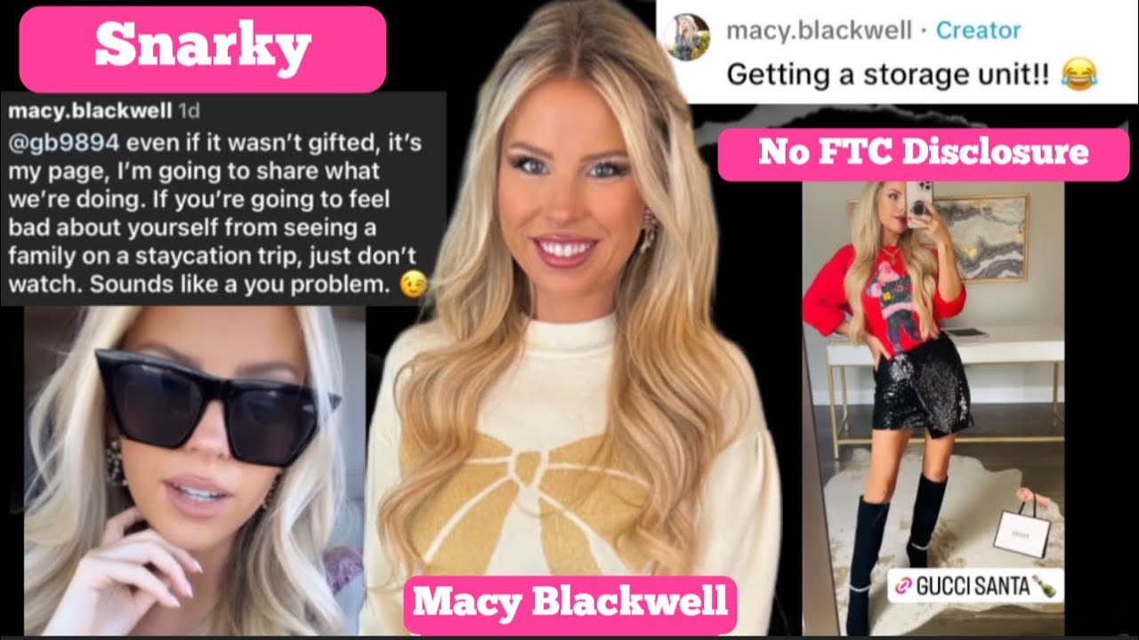 Macy Blackwell Gets SNARKY With Viewer - YouTube