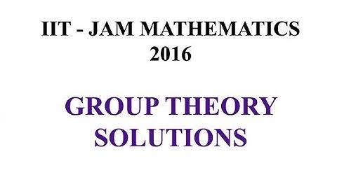 IIT JAM MATHEMATICS 2016 SOLUTIONS