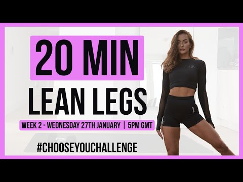 20 MIN HIIT LEAN LEGS | #ChooseYouChallenge