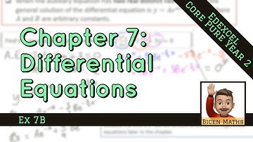 Differential Equations 3 • Second Order Homogeneous • CP2 Ex7B • 🏆
