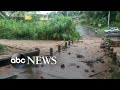 Dorian inundates Martinique with rains washing away roads l ABC News