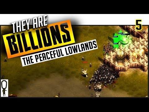 DAY 50 HORDE - PEACEFUL LOWLANDS - They Are BILLIONS - Part 5 - Gameplay Lets Play Walkthrough