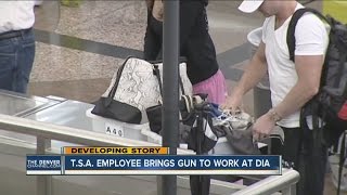 TSA employee brought gun to work at DIA